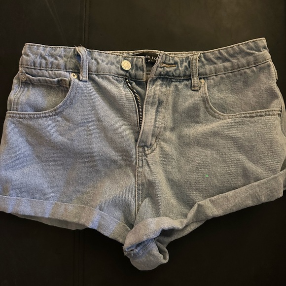 White Fox Light Blue Denim Women's Shorts - Picture 5 of 5